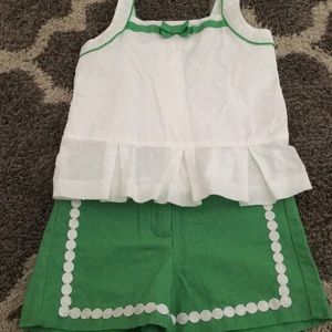 Janie and Jack girls size 3 summer outfit